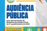 Prefeitura de Juazeiro vai apresentar relatório de gestão fiscal do 3º quadrimestre de 2022 em audiência pública nesta quinta-feira 