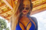 Geisy Arruda surge com biquíni fio-dental diferenciado e internautas reagem: “Selvagem” Geisy Arruda surge com biquíni fio-dental diferenciado e internautas reagem: “Selvagem”