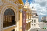 Palacete do Tira-Chapéu na Rua Chile tem primeira fase do restauro concluída