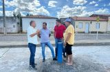 Prefeito Marcos Lobo vistoria obras no interior