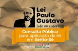 Prefeitura de Sento-Sé abre consulta pública para implementação da Lei Paulo Gustavo no município