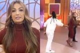 Patrícia Poeta é criticada após tomar microfone de Manoel Soares