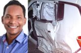 Prefeito baiano sofre acidente de carro na BR-101 Prefeito baiano sofre acidente de carro na BR-101