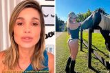 Flávia Alessandra expõe comentários ‘maldosos’ após foto de maiô