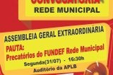 APLB-Sindicato convoca professores da rede municipal de ensino para assembleia hoje