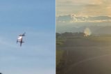 VÍDEO – Colisão no ar: aviões da Força Aérea da Colômbia chocam em pleno voo