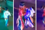 Patati e Patatá trocam socos durante passeio da Carreta da Alegria (vídeo) Patati e Patatá trocam socos durante passeio da Carreta da Alegria (vídeo)