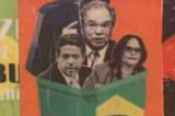Exposição cultural da Caixa, coloca Arthur Lira em lata de lixo junto com outros nomes