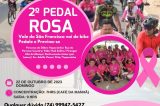 Pedal Rosa: pedalada alusiva à campanha de prevenção ao câncer de mama será realizada dia 22 de outubro em Juazeiro