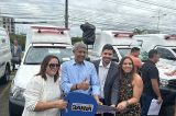 Prefeita Suzana Ramos recebe ambulância nova adquirida com emenda do deputado Jordávio Ramos