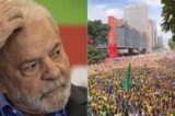 Lula afirma que não sabe como as pessoas chegaram lá, mas que ato pró Bolsonaro foi grande