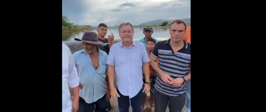 Prefeito Marcos Lobo desmente boato de rompimento de barragem; veja vídeo