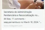 Estado gasta dinheiro público com sessão de ventosa para detentos