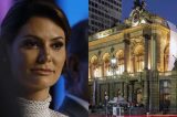 Justiça de SP proíbe homenagem a Michelle Bolsonaro no Theatro Municipal