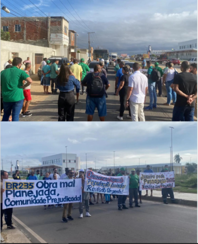 protesto na piranga