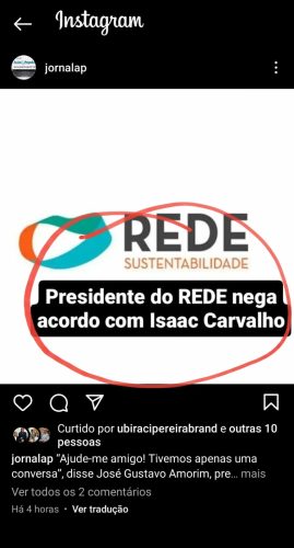 rede novamente