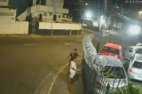 Vídeo: Homens são flagrados incendiando carro dentro de loja na Bahia