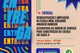 Gestão Suzana Ramos vai assinar ordem de serviço para construção de nova escola e entregar 61ª escola requalificada e ampliada nesta terça-feira (7), no Salitre