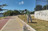Prefeitura de Juazeiro mantém equipe fixa de limpeza no Parque Fluvial