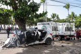Morre sexta vítima de carro que bateu em árvore no Recife