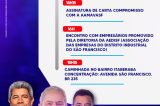 AGENDA 15: Andrei assinará Carta de Compromissos com a AAMAVASF e fará caminhada da vitória no bairro Itaberaba nesta sexta-feira (27)