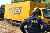 PRF apreende caminhão dos Correios com quase duas toneladas de maconha