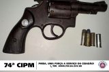 74ª CIPM/RURAL apreende arma de fogo