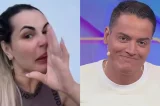 Deolane debocha de Leo Dias, finge cheirar pó e desabafa