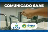 SAAE Juazeiro informa interrupção no abastecimento de água