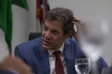 Haddad é vaiado durante evento