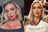 VÍDEO: em briga, Andressa Urach cospe em atriz pornô e apanha