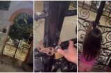 Família fica trancada em cemitério após serem esquecidos por coveiro; assista