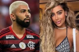 Rafaella Santos e Gabigol reatam romance com beijo em Trancoso