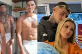 Namorado de Andressa Urach surge de fralda ao lado de homens