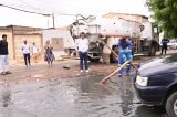 Moradores do Juazeiro celebram o trabalho do prefeito Andrei de desobstrução de esgotos pela cidade