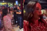 VÍDEO: Ivete faz surpresa e agita noite de barzinho em Praia do Forte