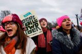 Milhares protestam contra a posse de Trump em Washington