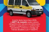  Permissionários de veículos que fazem transporte escolar devem realizar vistoria a partir desta terça-feira (21)