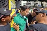 Deputado Júnior Tércio se envolve em confusão durante ato de Bolsonaro no Rio de Janeiro