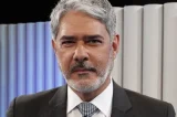 Longe do Jornal Nacional, William Bonner aparece com Fátima Bernardes