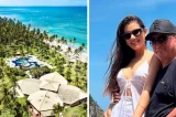 Pé na areia e diária de R$ 1,5 mil: Amado Batista e esposa 51 anos mais nova curtem lua de mel em resort na Bahia
