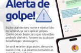 Prefeito alerta sobre golpe utilizando número e imagem clonados no WhatsApp