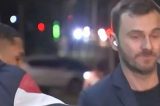 Repórter de TV sofre tentativa de roubo quando se posicionava para entrar ao vivo em SP; veja