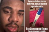 Davi Brito mostra teste positivo de gravidez: ‘Não sou mentiroso’ Davi Brito mostra teste positivo de gravidez: ‘Não sou mentiroso’