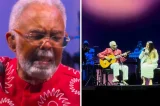 Gilberto Gil chora ao cantar com Preta em turnê de despedida; assista