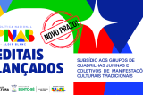 Prefeitura de Sento-Sé concede novo prazo para inscrições dos editais da Política Nacional Aldir Blanc
