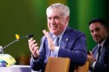 Novo técnico da seleção, Ancelotti vai assistir jogo do Vitória no próximo domingo