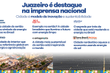 Imprensa nacional destaca: Juazeiro é referência em inovação e sustentabilidade no semiárido e Prefeitura avança em estratégias para ser exemplo e utilizar 100% de energia solar Imprensa nacional destaca: Juazeiro é referência em inovação e sustentabilidade no semiárido e Prefeitura avança em estratégias para ser exemplo e utilizar 100% de energia solar