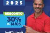 IPTU em dia: contribuintes têm até 14 de maio para garantir 30% de desconto