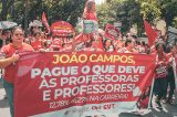 Professores do Recife decretam greve e dão prazo de 72 horas para prefeitura oferecer nova proposta